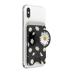 PopSockets PopWallet+ White Daisy, pouzdro na karty/vizitky apod. s integrovaným PopGrip Gen.2