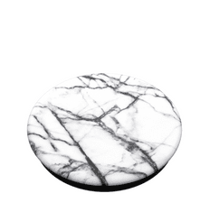 PopSockets PopGrip Gen.2, Dove White Marble, bílo-černý mramor