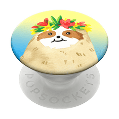 PopSockets PopGrip Gen.2, Aloha Sloth Gradient, lenochod na duhovém podkladu