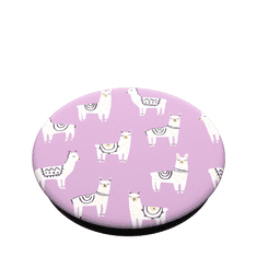 PopSockets PopTop Gen.2, Lotsa Llama, lamy na růžovém podkladu, výměnný vršek