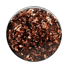 PopSockets PopTop Gen.2, Foil Confetti Copper, kousky měděné folie v pryskyřici, výměnný vršek