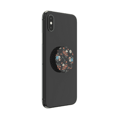 PopSockets PopGrip Gen.2, Micro Blossom, drobné kvítky na černém podkladu