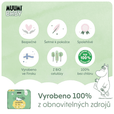 MUUMI BABY 1 NEWBORN (2-5 kg) 75 ks (3x25 ks)