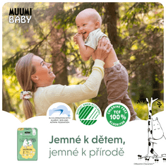 MUUMI BABY 2 Newborn 3–6 kg měsíční balení eko plen 174 ks