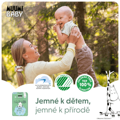 MUUMI BABY Pants 7 XL 16-26 kg měsíční balení kalhotkových eko plen 102 ks