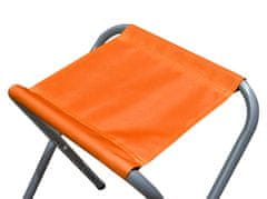Aga Kempingová skládací židlička Oranžová