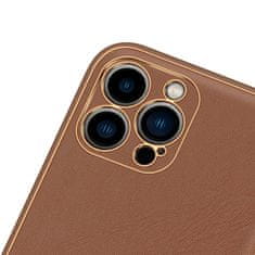 Dux Ducis Dux Ducis Yolo pouzdro z Eko kůže na iPhone 14 PRO 6.1" Brown