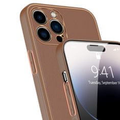 Dux Ducis Dux Ducis Yolo pouzdro z Eko kůže na iPhone 14 PRO 6.1" Brown