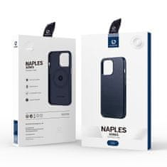 Dux Ducis Naples MagSafe kožené pouzdro na iPhone 14 PRO 6.1" Blue