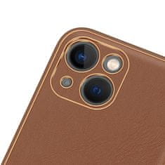 Dux Ducis Dux Ducis Yolo pouzdro z Eko kůže na iPhone 14 6.1" Brown