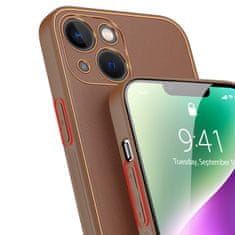 Dux Ducis Dux Ducis Yolo pouzdro z Eko kůže na iPhone 14 6.1" Brown