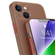 Dux Ducis Dux Ducis Yolo pouzdro z Eko kůže na iPhone 14 PLUS 6.7" Brown