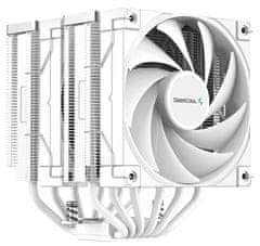 DEEPCOOL chladič AK620 / 2x120mm fan / 6x heatpipes / pro Intel i AMD / bílý