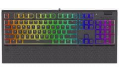 Endorfy herní klávesnice Omnis Pudd.Kailh BR RGB /USB/ brown switch / drátová / mechanická / US layout / černá RGB