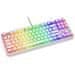 Endorfy herní klávesnice Thock TKL OWH Pudd.Kailh BR RGB /USB/ brown sw./ drátová / mechanická / US layout / bílá RGB