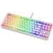 Endorfy herní klávesnice Thock TKL OWH Pudd.Kailh BR RGB /USB/ brown sw./ drátová / mechanická / US layout / bílá RGB