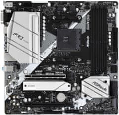 ASRock B550M Pro4 / AMD B550 / AM4 / 4x DDR4 DIMM / VGA / HDMI / DP / 2x M.2 / USB-C / mATX