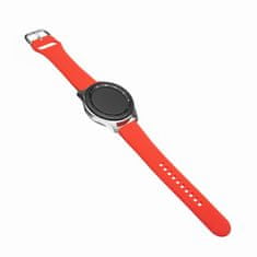 FIXED Silikonový řemínek FIXED Silicone Strap s Quick Release 20mm pro smartwatch, červený