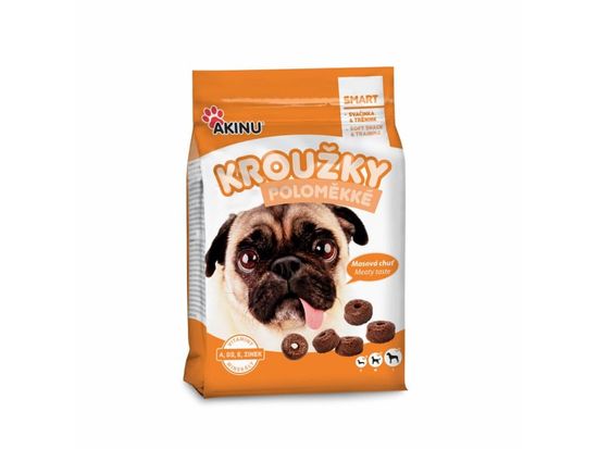 KN Akinu KROUŽKY - poloměkké (500g)