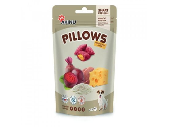 KN Akinu PILLOWS - červená řepa a sýr (80g)