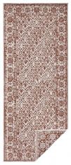 NORTHRUGS Kusový koberec Twin-Wendeteppiche 103114 terra creme – na ven i na doma 80x150