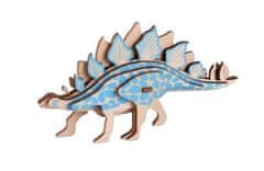 Kraftika Woodcraft dřevěné 3d puzzle stegosaurus