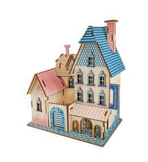 Kraftika Woodcraft dřevěné 3d puzzle vila paca