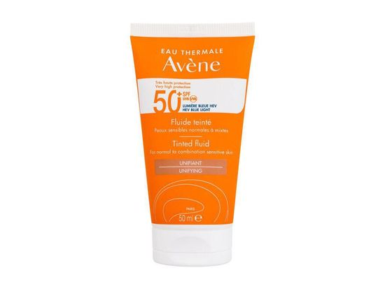 Avéne 50ml sun tinted fluid spf50+