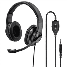 Hama PC headset HS-350, stereo, černý