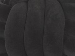 Beliani Uzlový polštář černý 30 x 30 cm MALNI