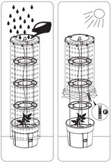 Prosperplast Pěstební set (foliovník) pro TOMATO GROWER PRIPOC400