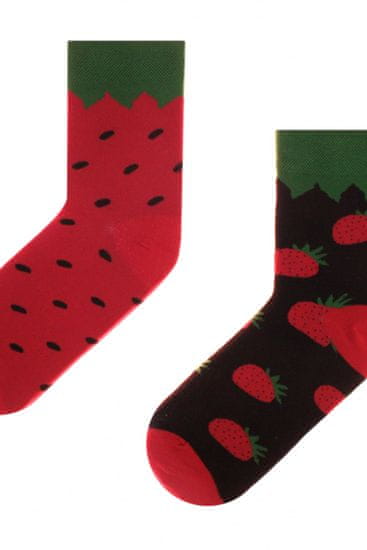 Amiatex Obrázkové ponožky 80 Funny strawberry
