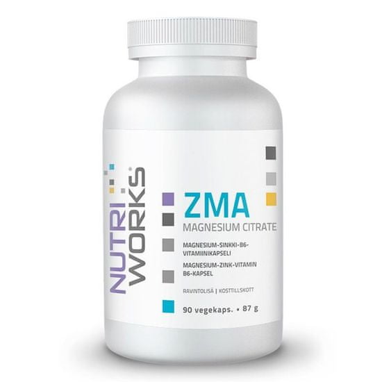 NutriWorks ZMA 90 kapslí