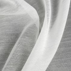 DESIGN 91 Hotová záclona s řasící páskou - Gracja, bílá hladká 140 x 270 cm