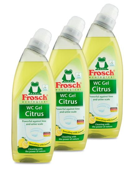 Frosch Eko WC gel citron 3 x 750 ml