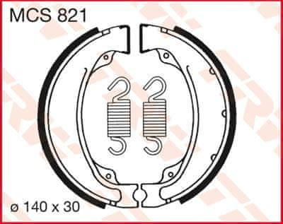 TRW BRZDOVÉ ČELISTI TRW MCS821 MCS821