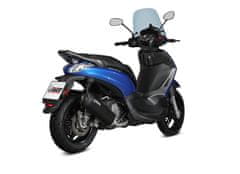 MIVV Mover Silencer Steel Black/Stainless Steel - Piaggio Beverly 350 MV.PG.0003.LV