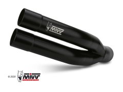 MIVV Double Gun Silencer Steel Black Kawasaki Z900 K.052.SDGB