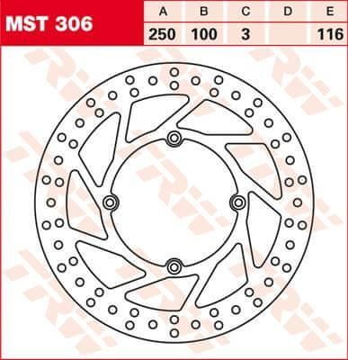 TRW ROTOR TRW MST306 MST306