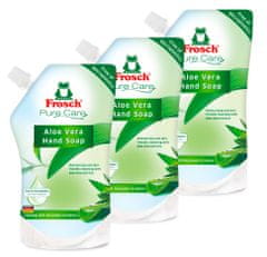 Frosch EKO Tekuté mýdlo Aloe vera – náhradní náplň, 3 × 500 ml