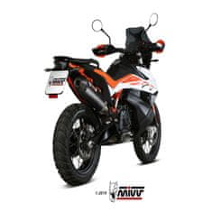 MIVV Oválný tlumič výfuku Karbon/Karbonová koncovka KTM 790 Adventure KT.021.LEC