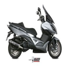 MIVV Speed Edge Black tlumič výfuku Černá ocel/karbonová koncovka Kymco Xciting 400I O.010.LRB