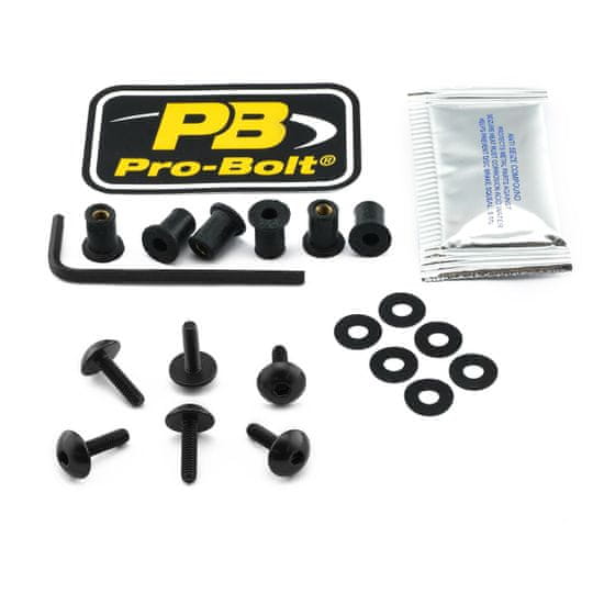 PRO BOLT SCR KIT SCREEN 6 BLK SK061BK