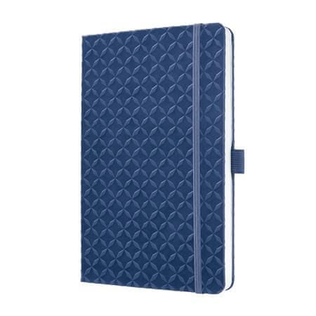 Sigel Exkluzivní zápisník “Jolie”, modrá, A5, linkovaný, 87 listů, tvrdé desky, JN101