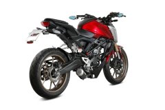 MIVV Kompletní výfukový systém MIVV MK3 - karbon/nerezová ocel Honda CB125R H.078.SM3C