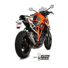 MIVV Speed Edge tlumič výfuku nerezová ocel/karbonová koncovka KTM 1290 Superduke KT.014.LDRX