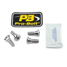 PRO BOLT SADA ČERVENÝCH ŠROUBŮ SS HON RR 4P SS4DISCHONRE