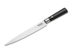 Böker Manufaktur 130425DAM Damascus Black řezací nůž 22,9 cm, damašek, černá překližka