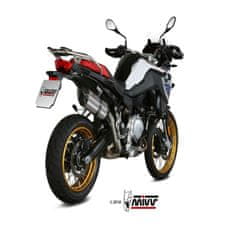 MIVV Suono Tlumič výfuku BMW F850GS z nerezové oceli/karbonové koncovky B.033.L7