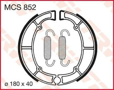 TRW BRZDOVÉ ČELISTI TRW MCS852 MCS852